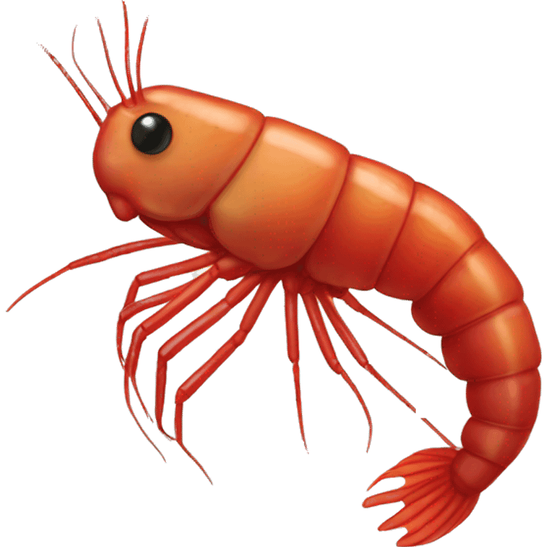 Red cherry shrimp emoji