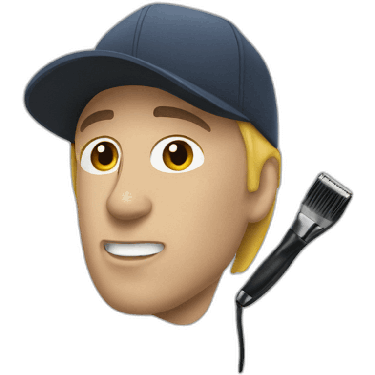 eminem shaving his beard emoji