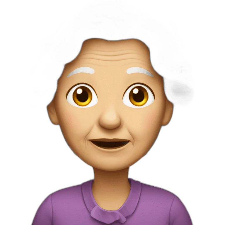 old lady emoji