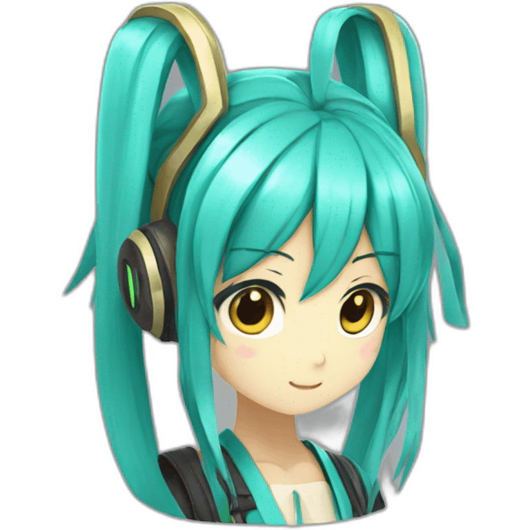 Hatsune Miku ok emoji