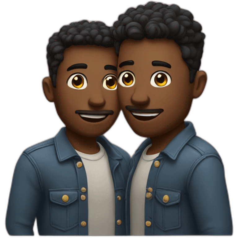 2 men couple emoji