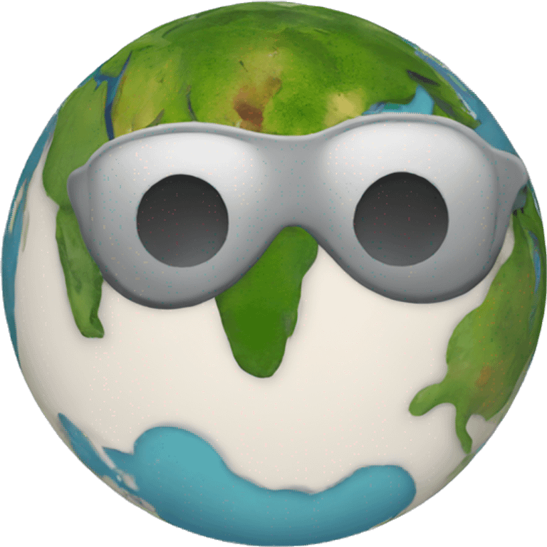 Earth as a website emoji