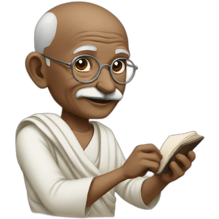 gandhi emoji