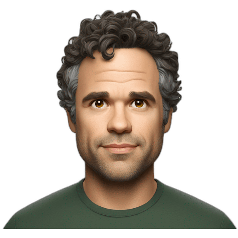 Mark Ruffalo Handsome face emoji