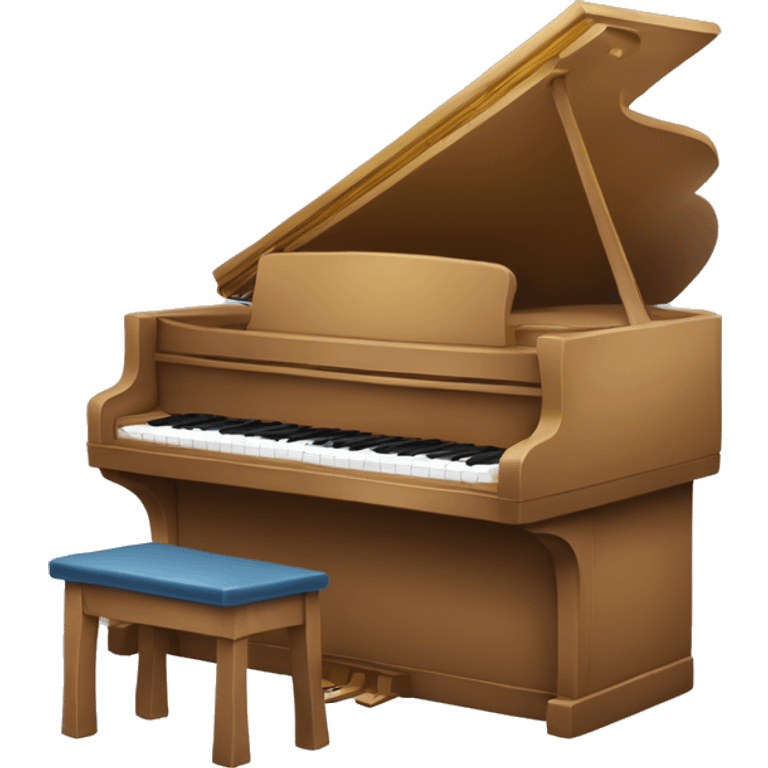 waterstroom tegen een piano emoji