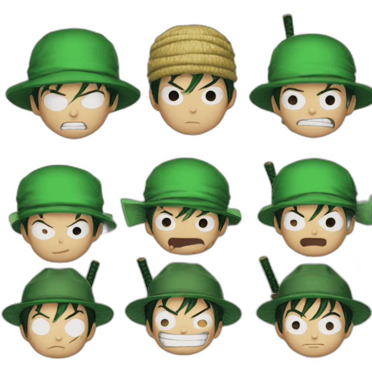 Luffy zoro emoji