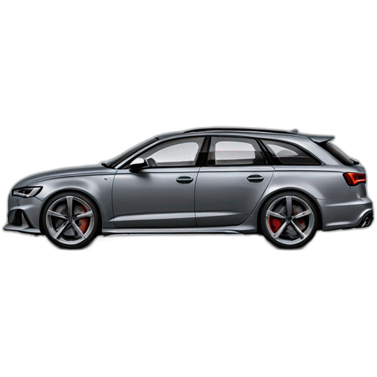 Audi RS6 gris nardo  emoji