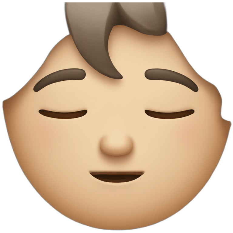 Sleepy emoji