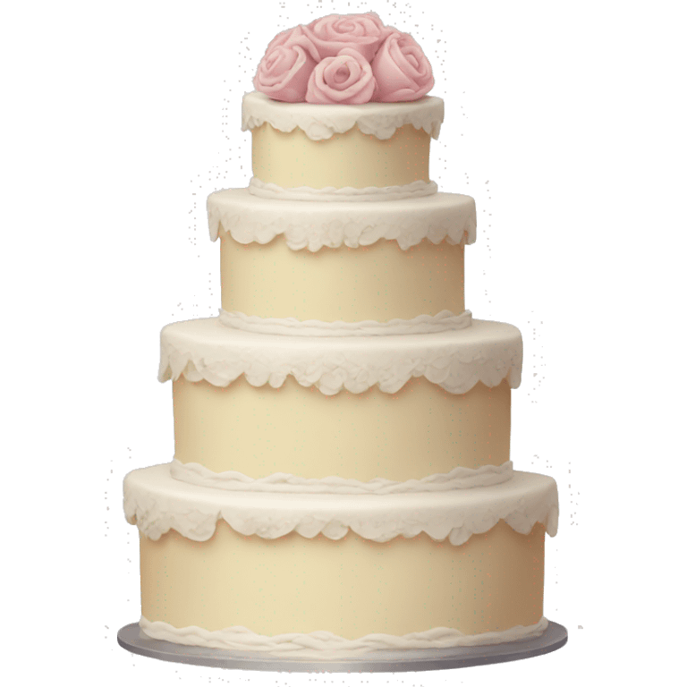 Wedding cake emoji