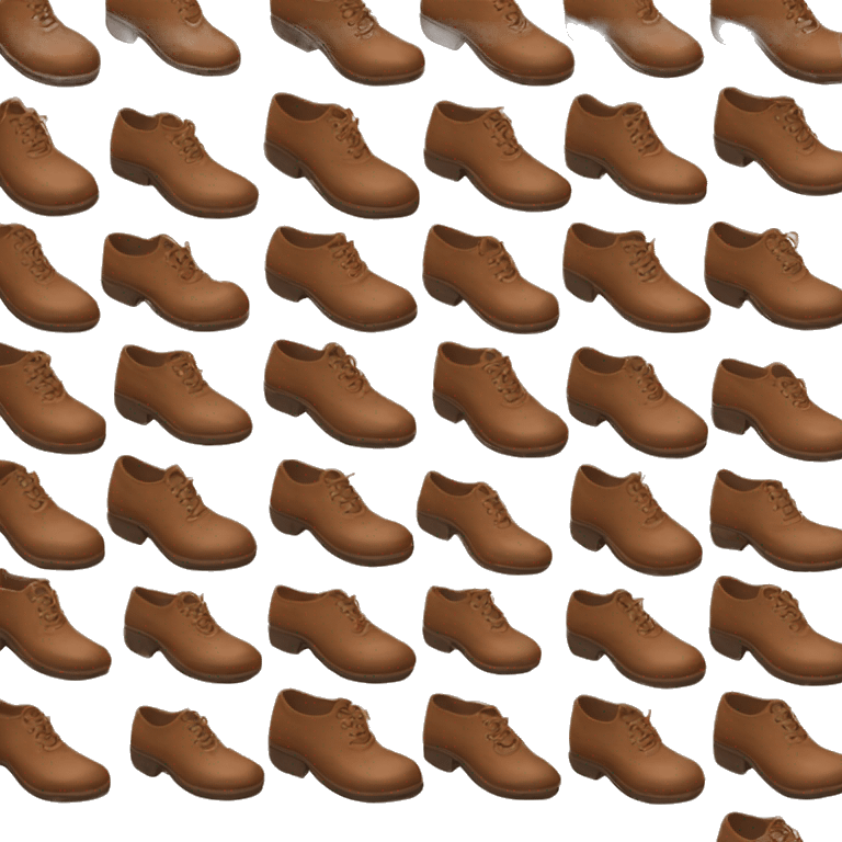 Brown Cottagecore shoes emoji