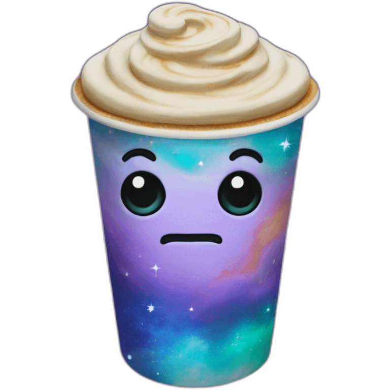 galaxy latte cup emoji