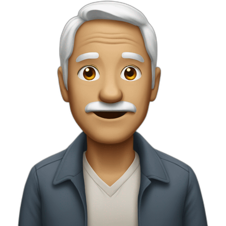 Old men wearing tn emoji