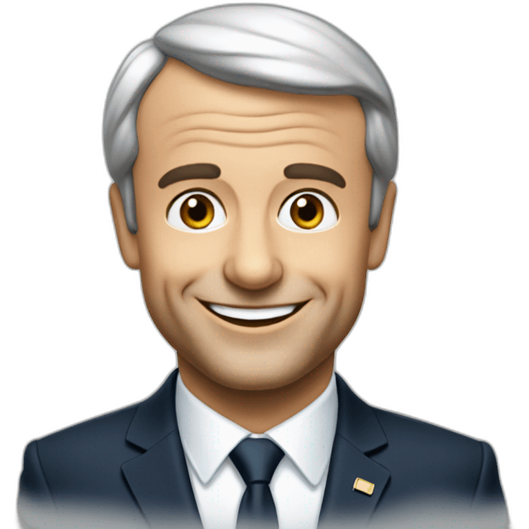 smiling-president-macron emoji