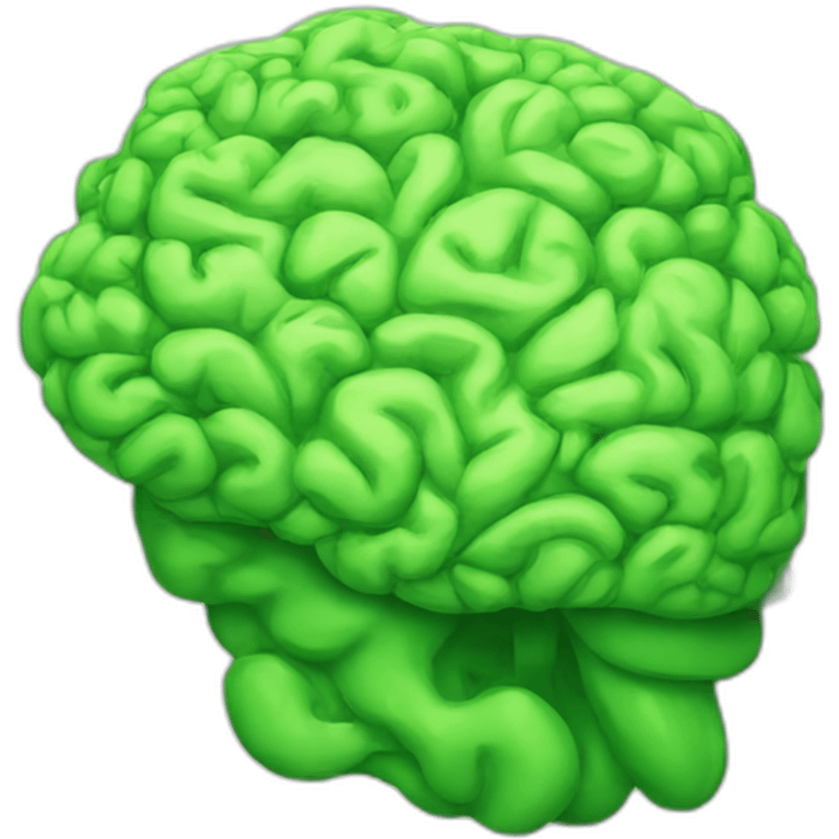 green brain emoji