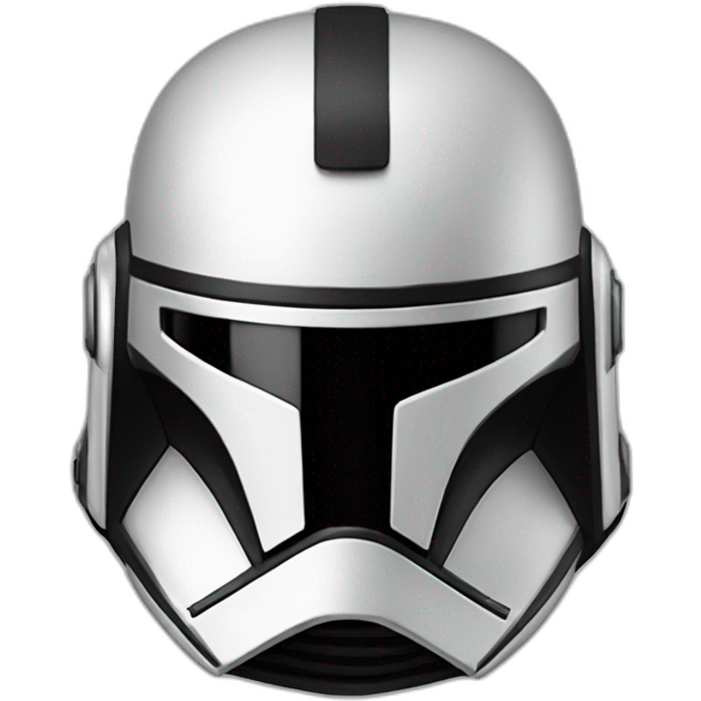 Clone helmet star wars emoji