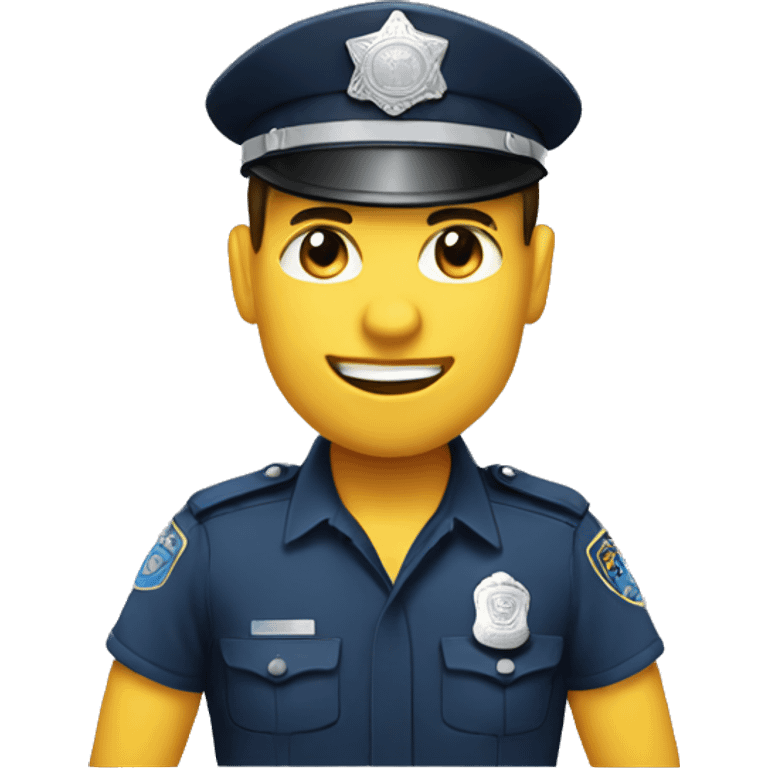 police in Vietnam happy emoji