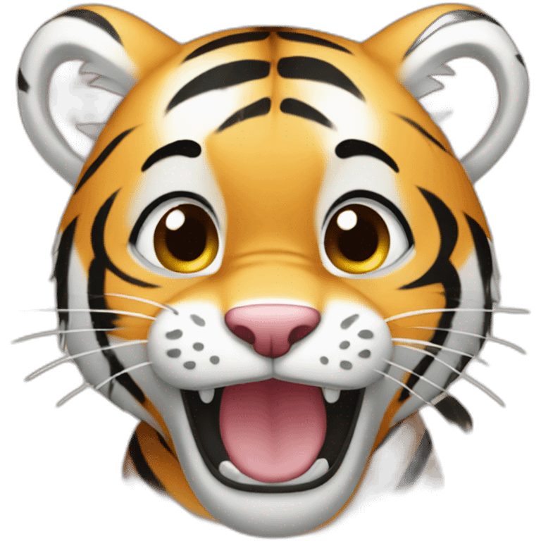 tiger cub crying emoji