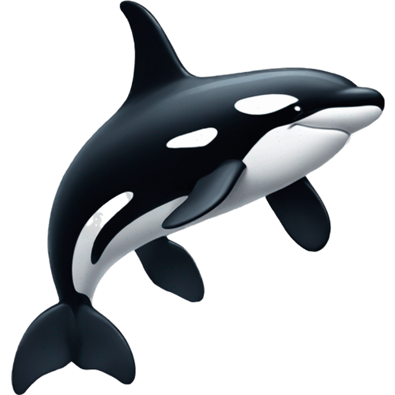 orca con corbata emoji