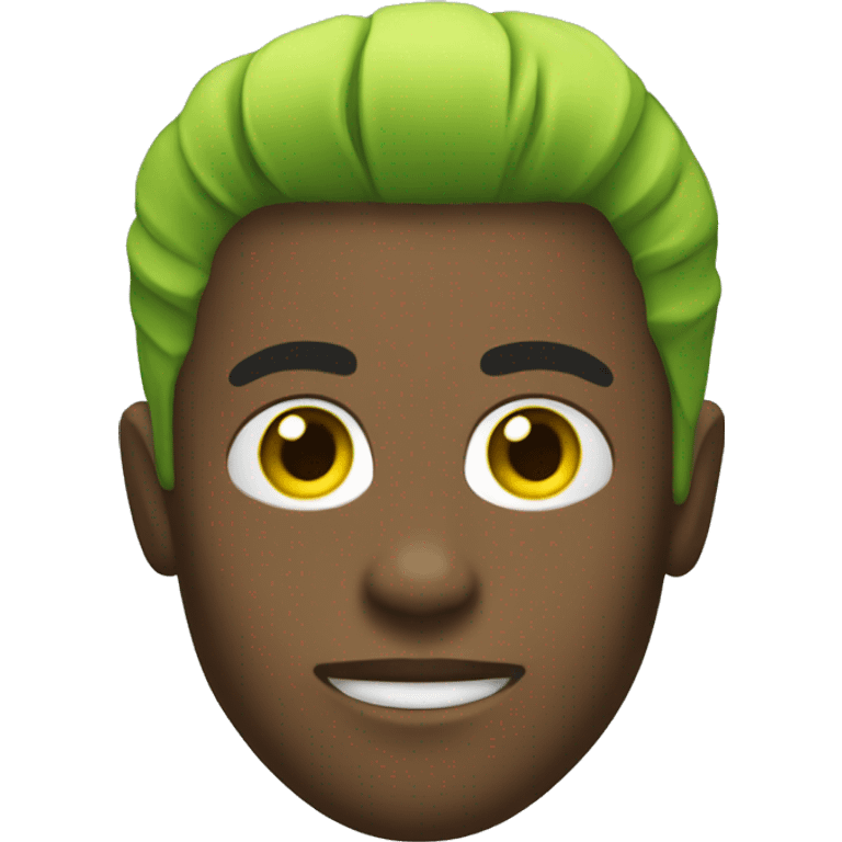 soccer player with yellow-green form emoji