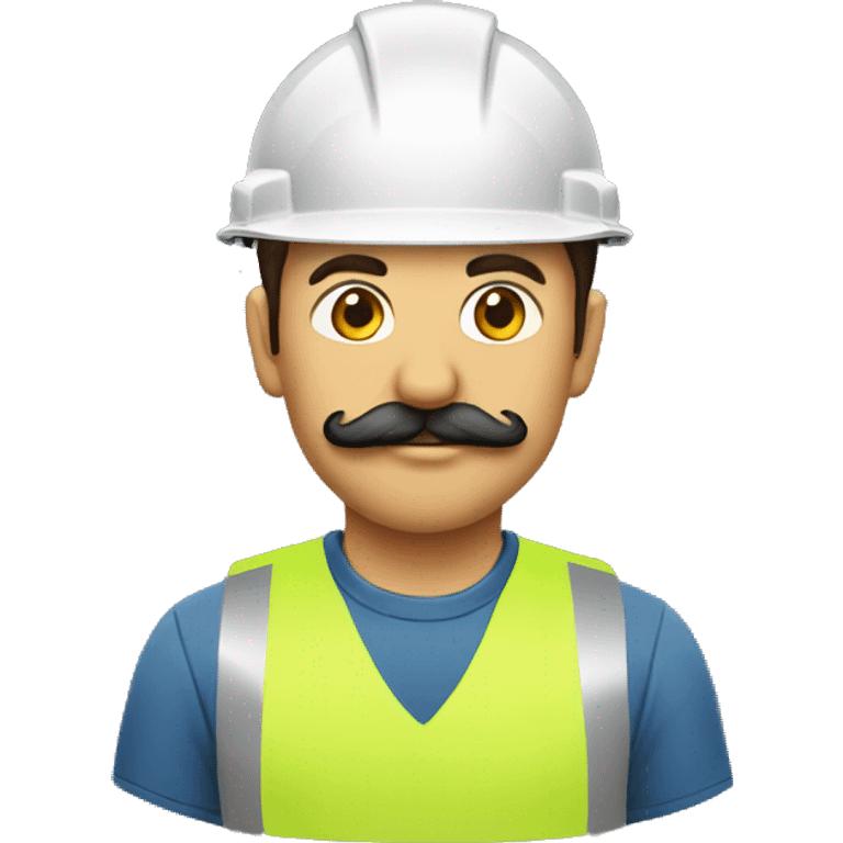 construction crane mustache emoji