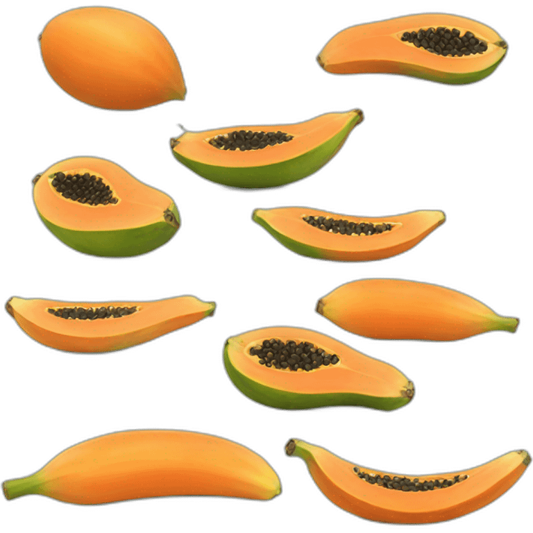 Papaya emoji