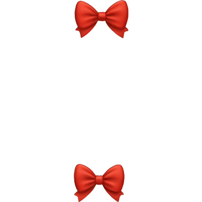 Red bow  emoji