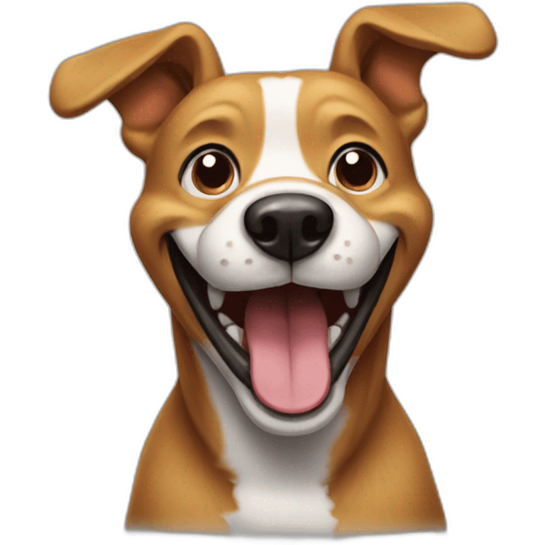 laughing dog  emoji