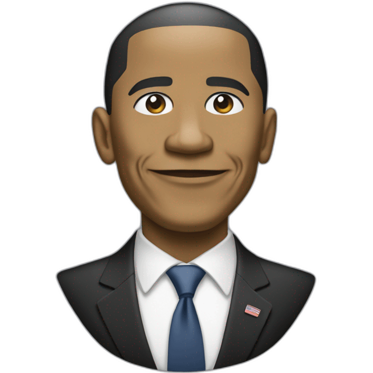 barack obama on a pc emoji