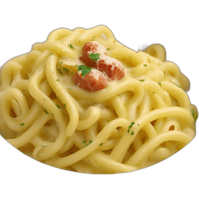 Pâtes carbonara emoji