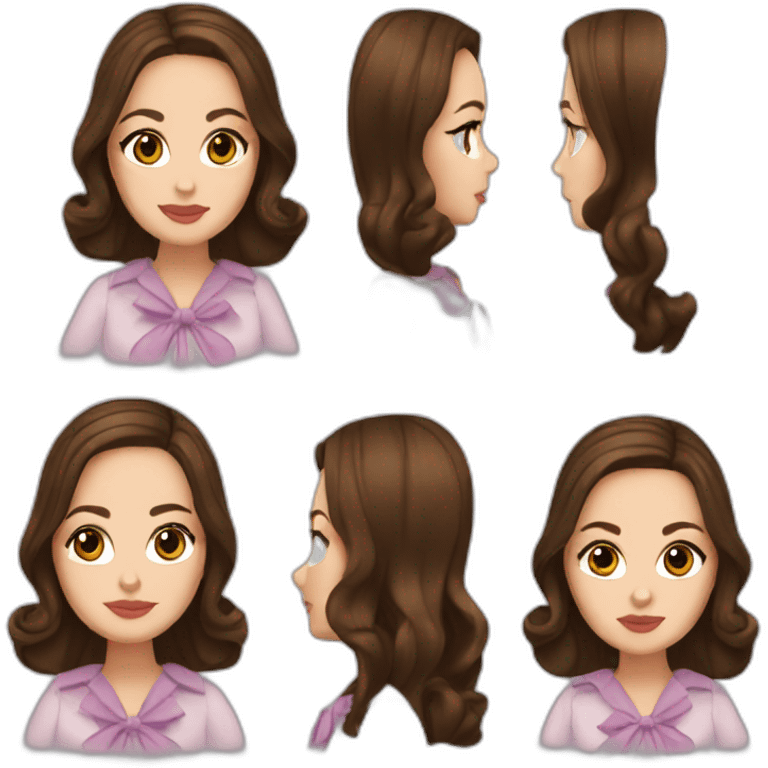 blair waldorf emoji