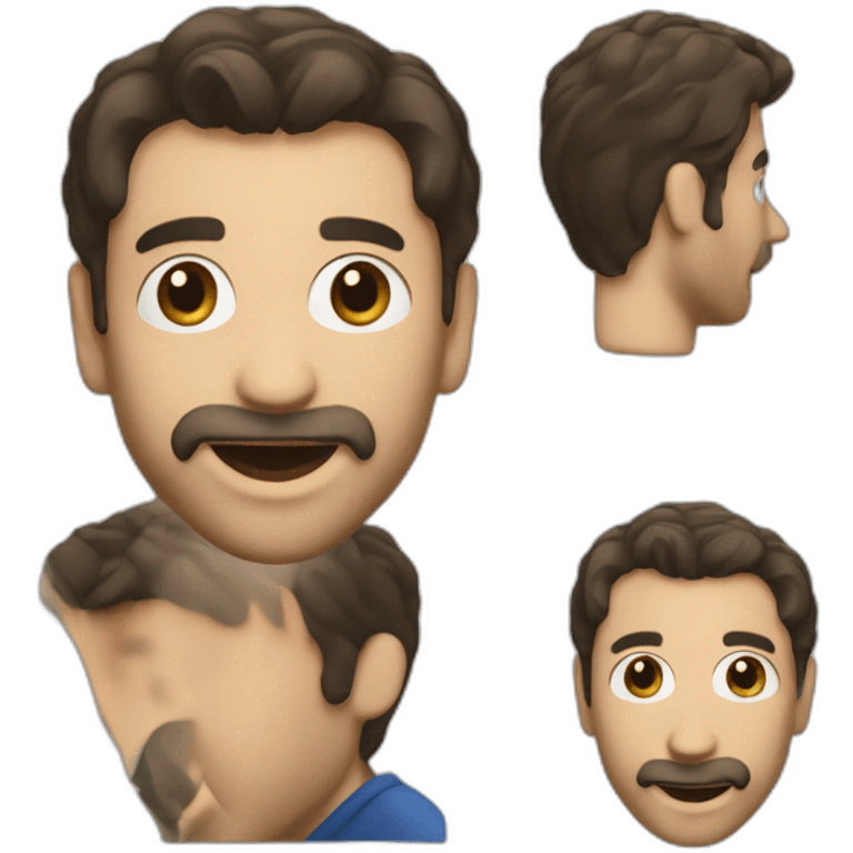 Emoji Smiling french celebrity Pablo Mira emoji