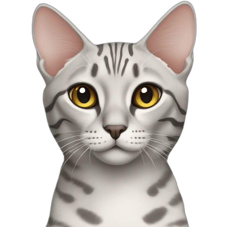 Egyptian Mau cat emoji