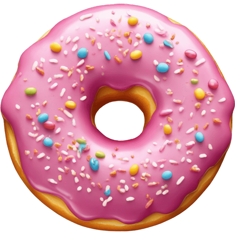 Donut sucré au sucre emoji