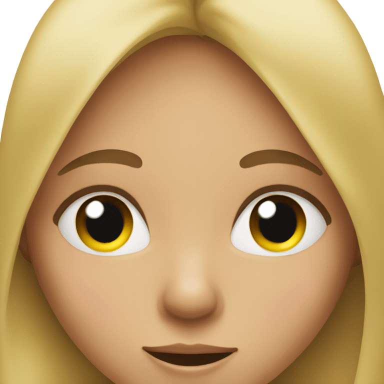 Girl holding nose emoji