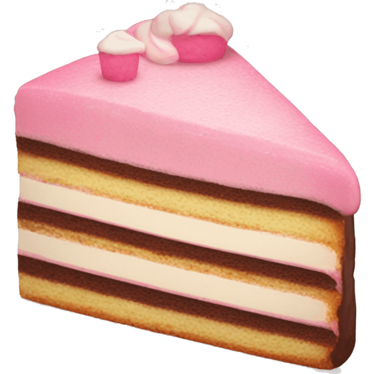 slice pink cake emoji