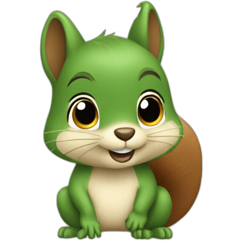 squirrel Green emoji