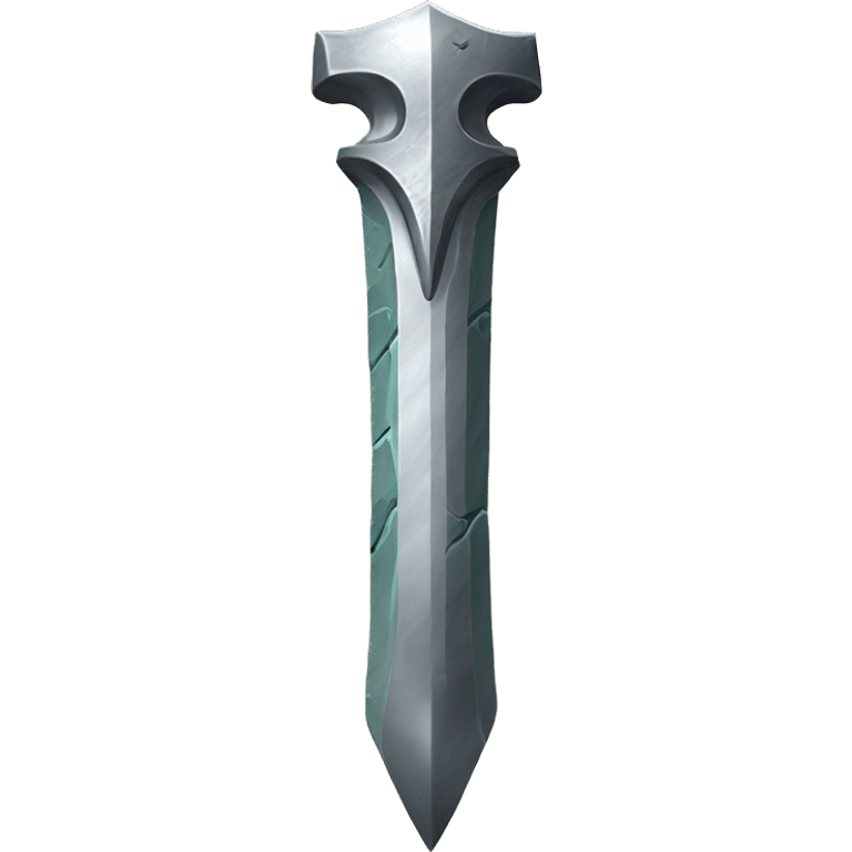 Excalibur in a stone emoji