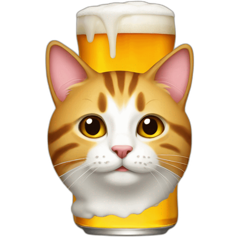 beer cat emoji