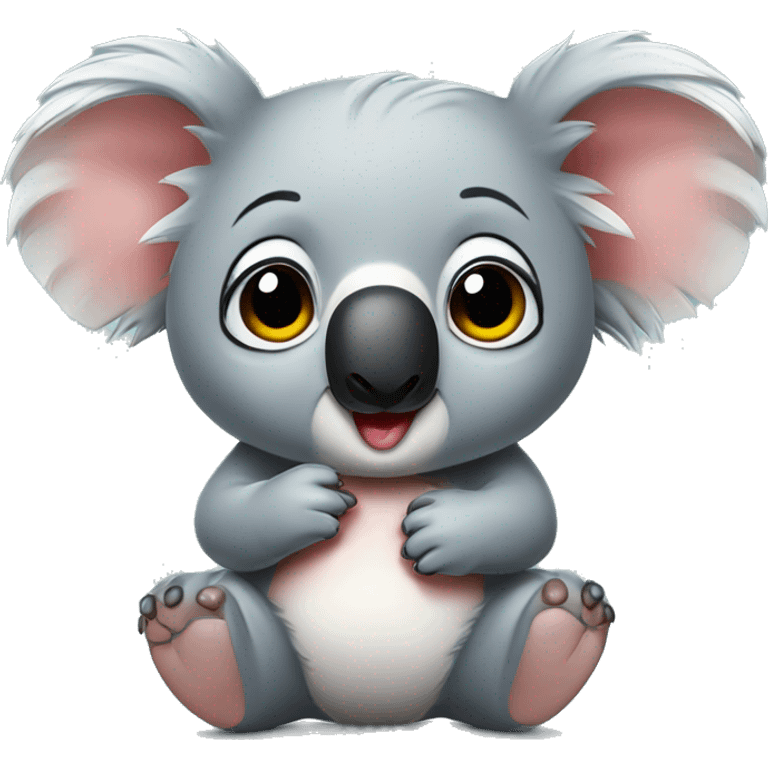 Koala enfermo lanzando un beso  emoji