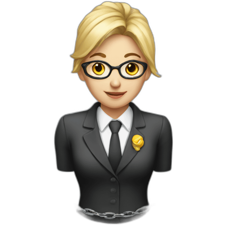 secretary chains emoji