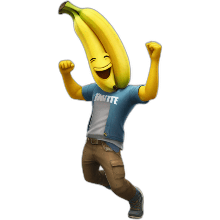 Fortnite banana dabbing emoji