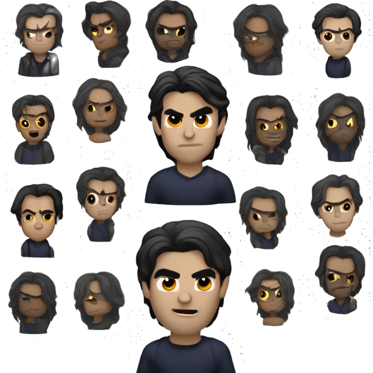 damon salvatore vampiro mode emoji