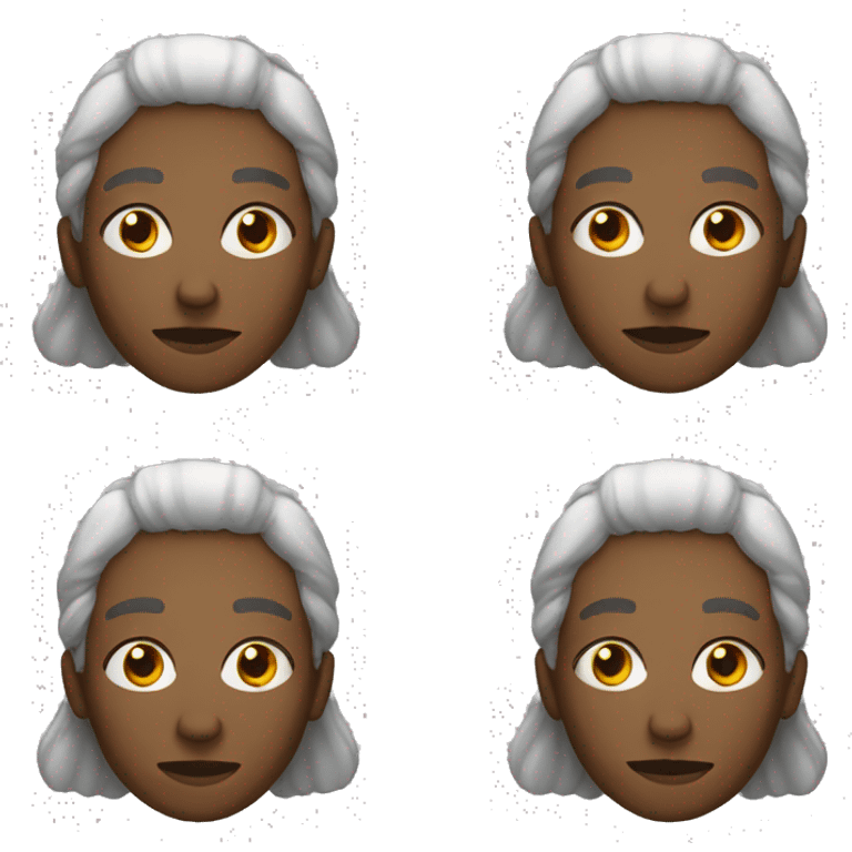 a black person  emoji