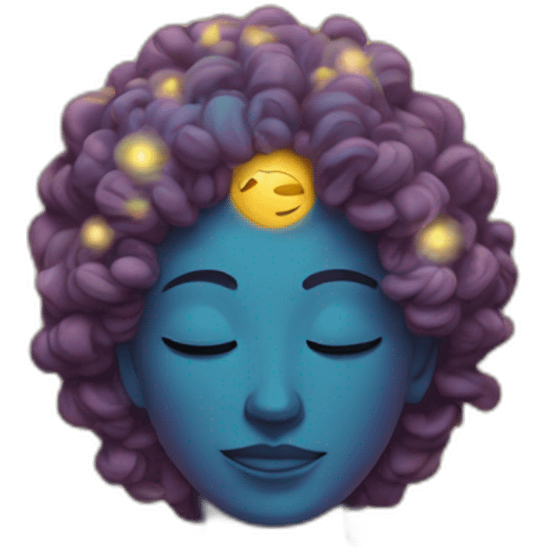 Cosmic méditation  emoji