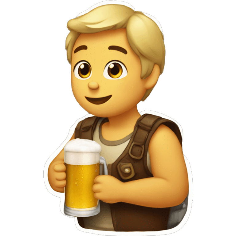 bebe tomando cerveza  emoji