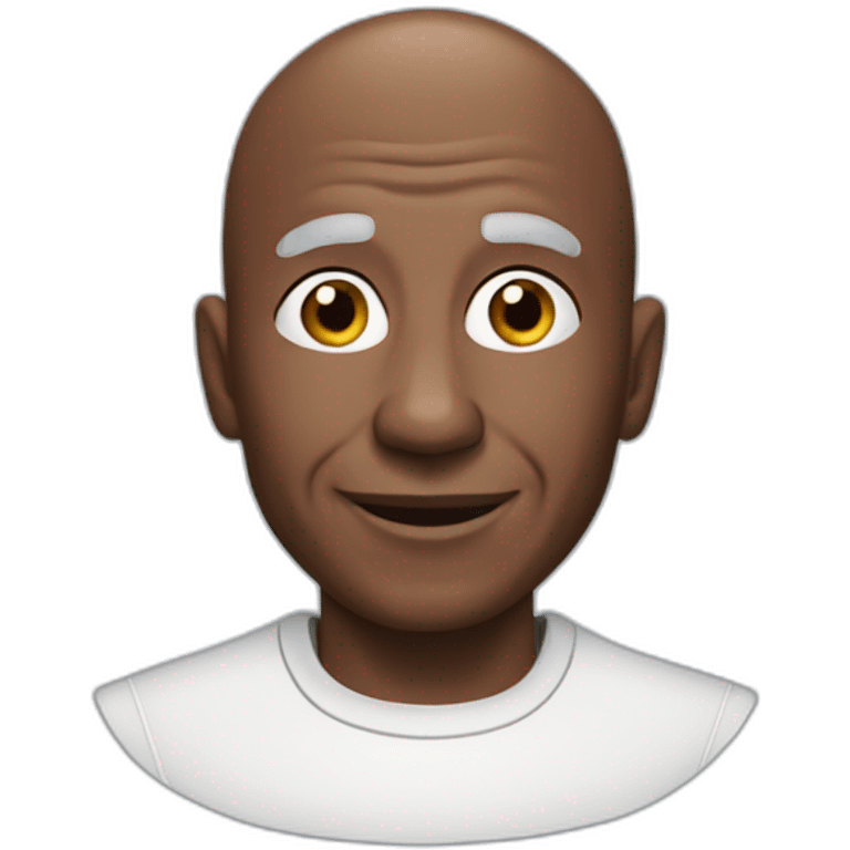 uncle ben african man with baldness rice brand emoji