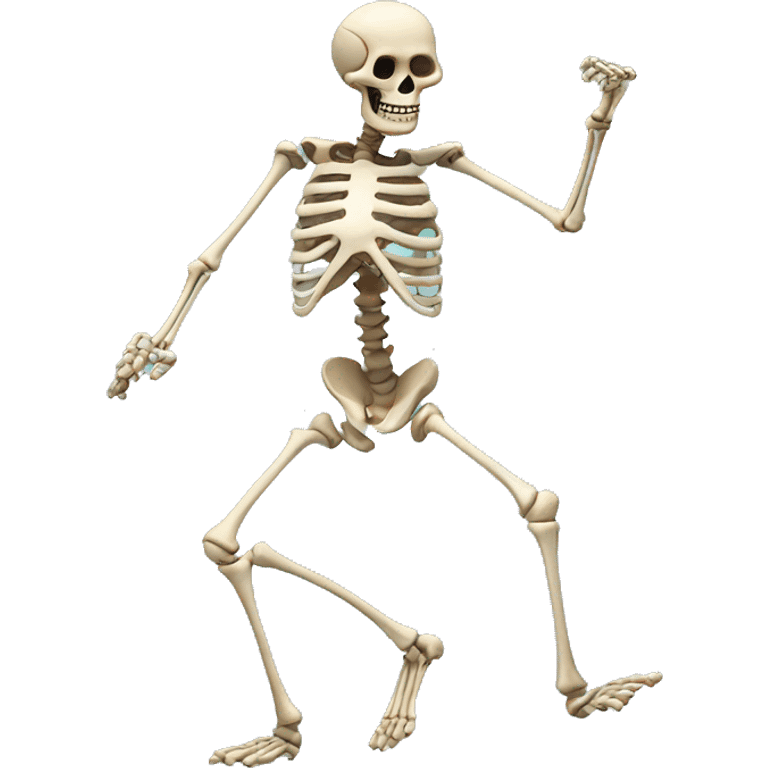 skeleton dancing emoji