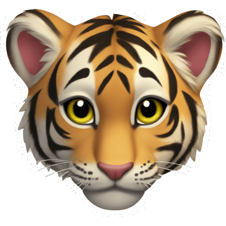 Tigre enamorado emoji