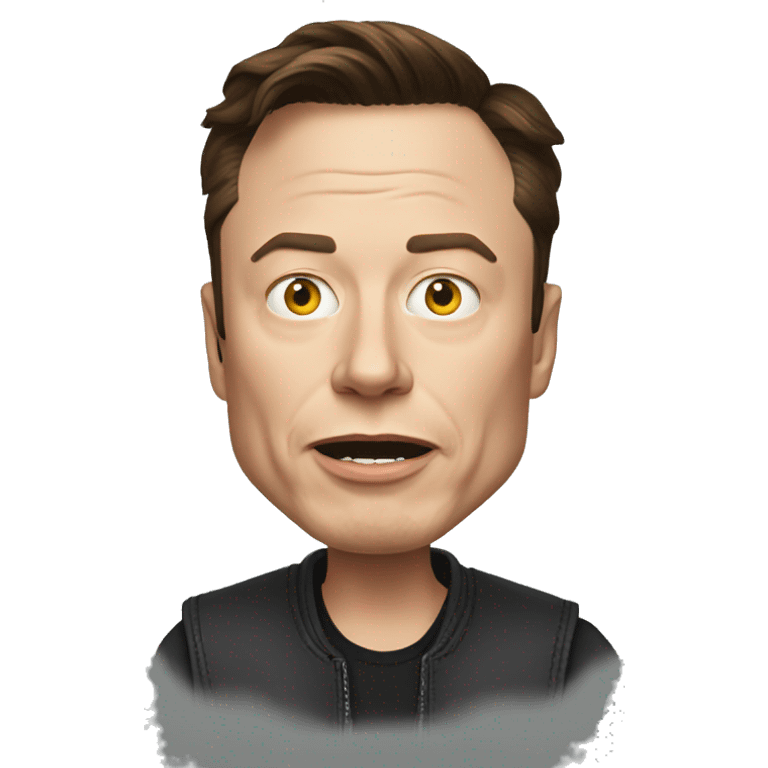 Very scary elon musk emoji