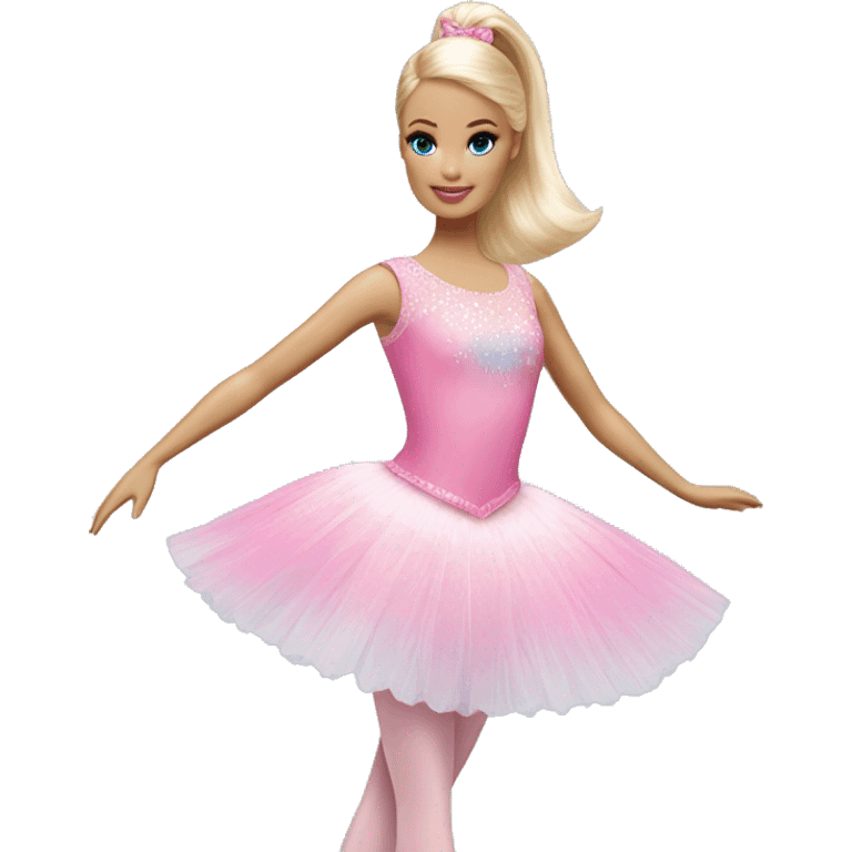 Barbie Swan Lake blue and pink ballet dress  emoji